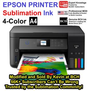 EcoTank Sublimation Printer with Ink and Paper Bundle