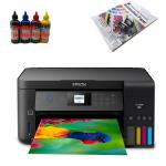 EcoTank Sublimation Printer with Ink and Paper Bundle
