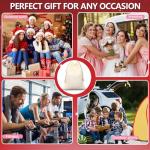 10PCS Sublimation drawstring bag canvas Heat Press DIY