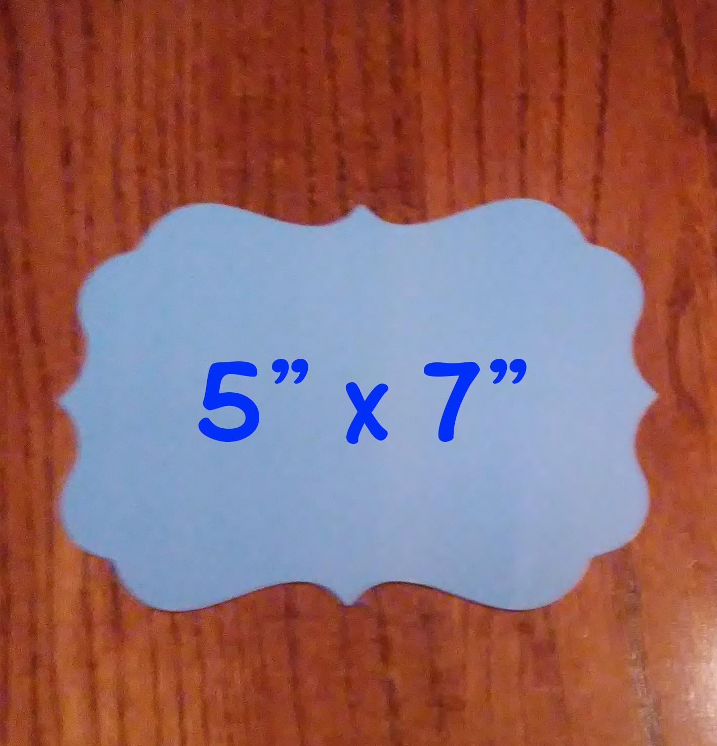 5" x 7" Aluminum Sublimation Photo Blanks, 10 Pack