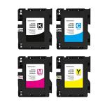 Aomya 4 Pack Sublimation Ink Cartridges for Ricoh