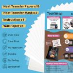 TECKWRAP Inkjet Transfer Paper for T-Shirts