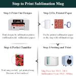 15 oz White Sublimation Coffee Mugs - Set of 12