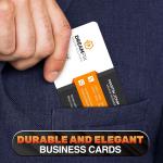 100 Double-Sided Pearl Aluminum Business Card Blanks