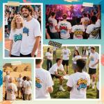 Joyclub 5 Pack White Polyester Sublimation T-Shirts