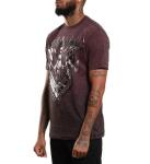 Premium Sublimation T-Shirt for Men in Raisin/Fudge