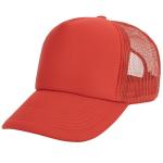 Gelante Sublimation Blank Trucker Hats - Red Snapback