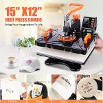 DREAMVAN 8 in 1 Sublimation Heat Press Machine