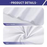 METFUIN Unisex Polyester Sublimation T-Shirts - White