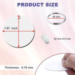 240 Pcs Double-Sided Aluminum Sublimation Keychain Blanks