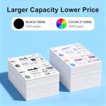 GUBFFON 400mL Ink Bottles for Compatible Printers