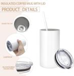 16 Pack Skinny Sublimation Tumblers Blanks