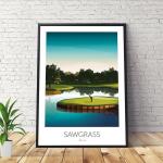 TPC Sawgrass Golf Print - Island Green Art