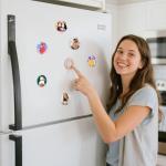 40 Round Sublimation Magnet Blanks, 2.16" x 2.16