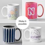 Cricut Beveled 15 oz Ceramic Mug Blanks (6 ct)