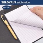 Zeloyaut A5 Sublimation Notebook with Custom Logo