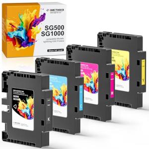 INKTHRIX 4-Pack Sublimation Ink for SG500/SG1000