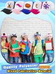 16 Pcs Kids DIY Sublimation Trucker Hats