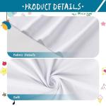 METFUIN Toddler White Sublimation T-Shirt, Short Sleeve