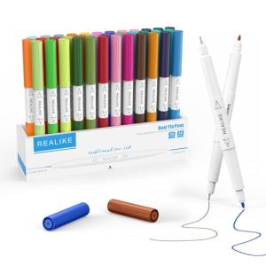 REALIKE Dual Tip Infusible Pens Set - 36 Pcs