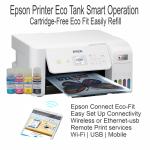 Epson 5-in-1 Sublimation Printer and Heat Press Bundle