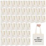 Mini Tote Bag Sublimation Blanks - 24 Pcs