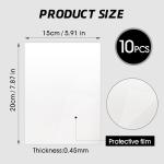 10 Pack 6x8 Inch Metal Sublimation Sign Blanks