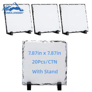 20 Pack 7.87x7.87in White Sublimation Slate