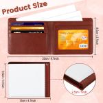 Sanwuta Sublimation Wallet Blanks for Men - Set of 4