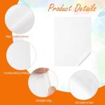 100 Pack Sublimation Canvas Blanks 8.5x11