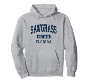 Sawgrass Vintage Athletic Sports Design Hoodie