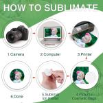 135 Pcs Double-Sided Sublimation Keychain Blanks