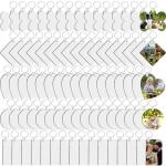 135 Pcs Double-Sided Sublimation Keychain Blanks