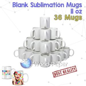 11oz White Sublimation Mugs for Heat Press