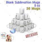 11oz White Sublimation Mugs for Heat Press