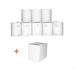 Local pickup 36pcs White Sublimation Blank Mugs 11OZ Coated Mugs with Box
