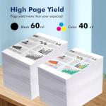 QUEENPRINT High speed printing Upgraded SG500 SG1000 Sublimation Ink Cartridges 4-Pack – 40ml Large Capacity Each, Compatible with Sawgrass SG500 SG1000 – SG500/1000 Ink Cartridge