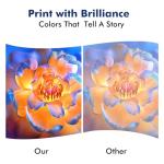 QUEENPRINT High speed printing Upgraded SG500 SG1000 Sublimation Ink Cartridges 4-Pack – 40ml Large Capacity Each, Compatible with Sawgrass SG500 SG1000 – SG500/1000 Ink Cartridge