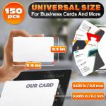 Pearl Color 150 Pcs Sublimation Blanks 3.4x 2.1 x0.0095 inch Double Sided