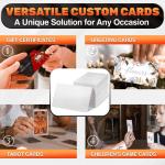 300 Pcs Double-Sided Sublimation Blanks - 3.4x2.1 inch