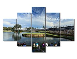 Golf Course Canvas Wall Art Set - 5 Pieces