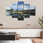 Golf Course Canvas Wall Art Set - 5 Pieces