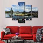 Golf Course Canvas Wall Art Set - 5 Pieces