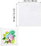 15 Pack White Sublimation Pillow Cases 16"x16