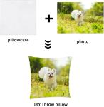 15 Pack White Sublimation Pillow Cases 16"x16