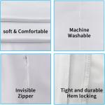 15 Pack White Sublimation Pillow Cases 16"x16