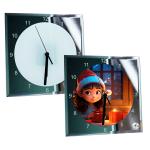 20 Pack 7.8" Sublimation Clock Glass Frames