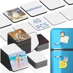 80PCS 3x3 Sublimation Magnet Blanks
