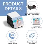 80PCS 3x3 Sublimation Magnet Blanks