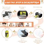 30 Sublimation Blank Dog Tags Set with Aluminum